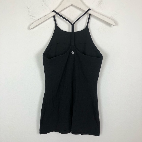 Lululemon Sun Setter Nulu Workout Tank Top Black Size 6 - Picture 5 of 8
